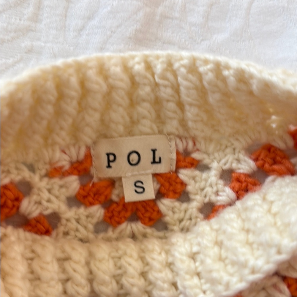 Crochet Patterned Sweater - Picture 5 of 6